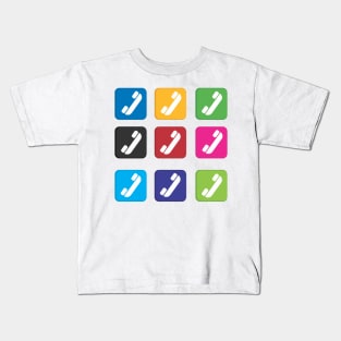 colorful phone Kids T-Shirt